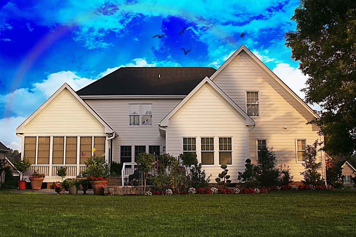 Vinyl Siding with Buildup of Lichen and Dirt Stock Image - Image